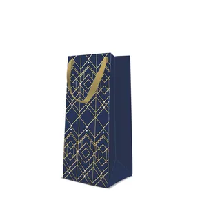 Geschenktasche schmal - Crystal Deco 10x7x22 cm